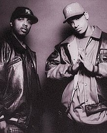 A picture of The iconic rap duo of Lord Tariq and Peter Gunz.